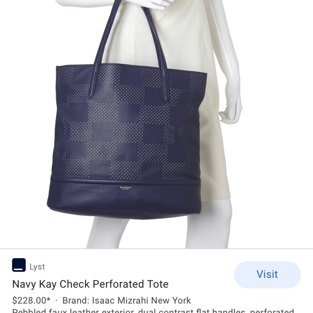 COPY - Issac mizrahi tote